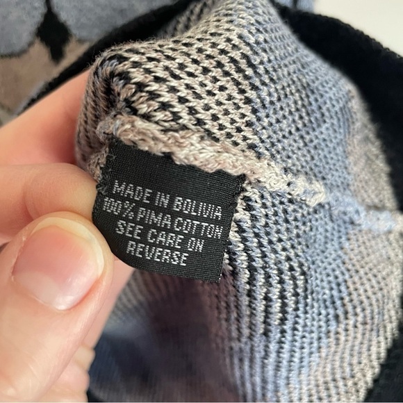 Intiwara | 100% Pima Cotton Button Front Cardigan - Picture 7 of 12